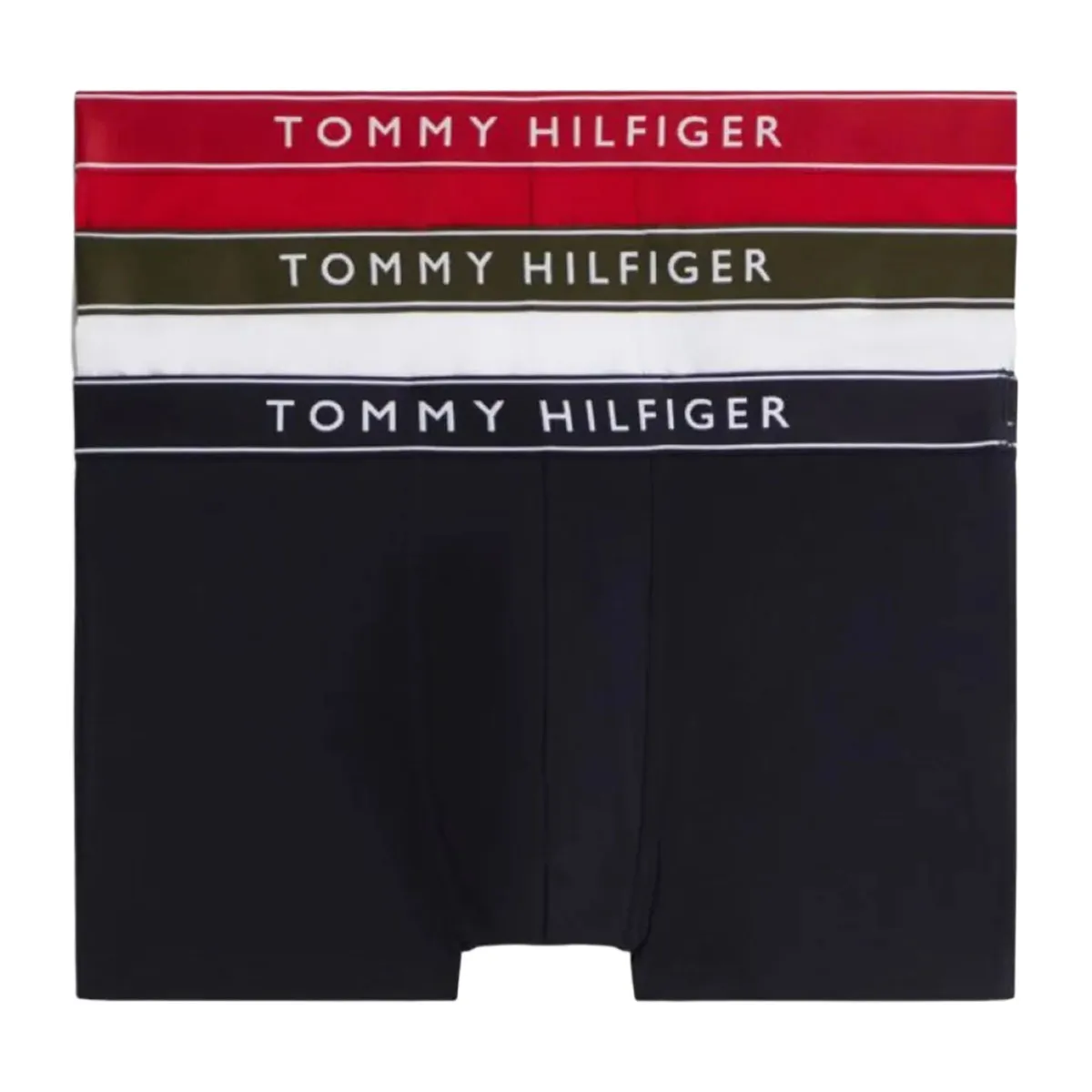 Essential logo waistband trunks 3 pack