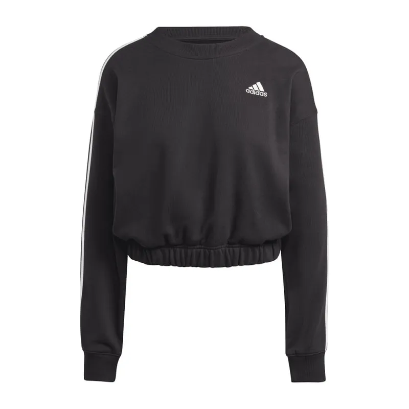Essentials 3-Stripes Crop Sweatshirt