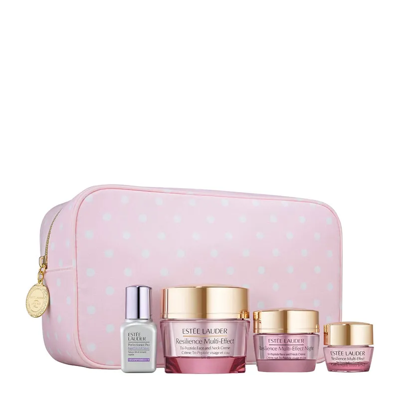Estée Lauder x Ladurée The Radiance Routine Resilience Multi-Effect Skincare Set Resilience Multi-Effect Skincare Set