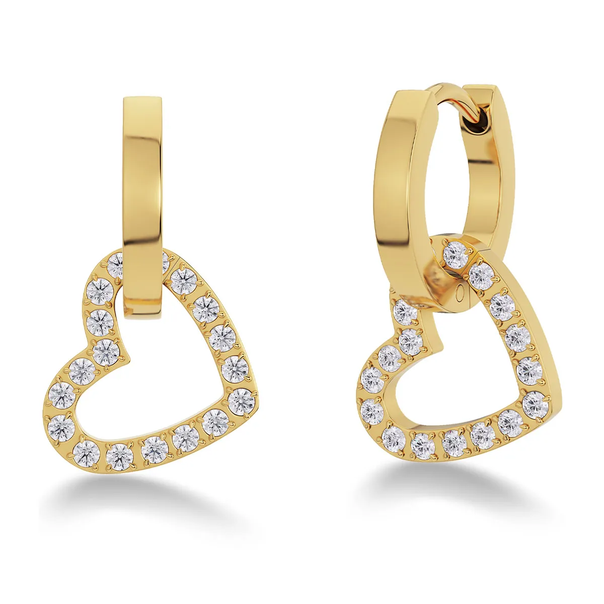 Women's Eternal Heart earrings