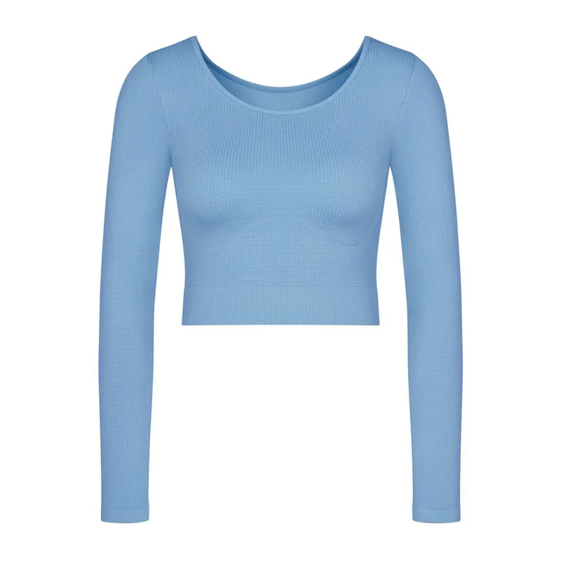 Ever infused relax crop top ls