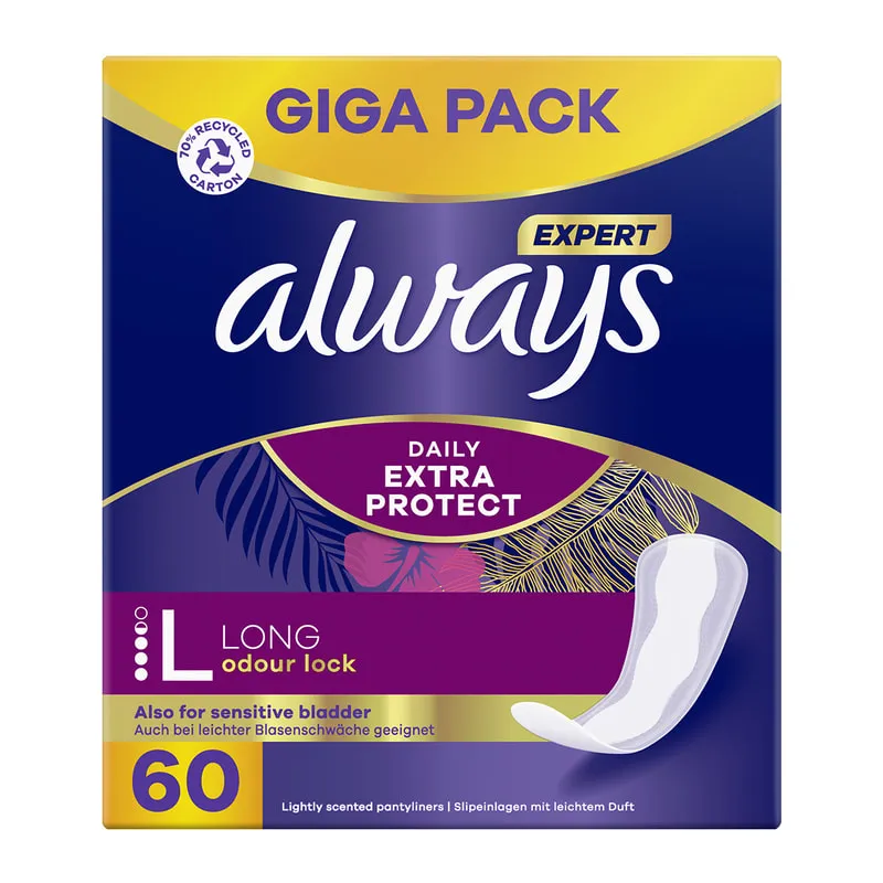 Expert Daily Extra Protect Liners Long