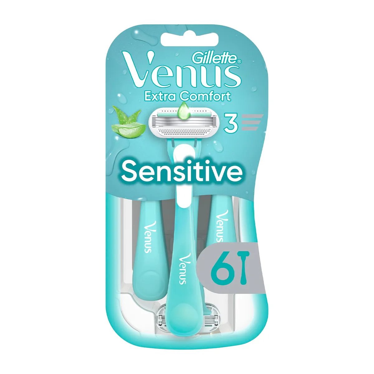 Extra Comfort Sensitive Disposable Razors