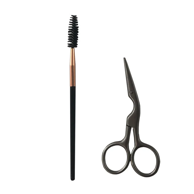 Eyebrow Scissors And Brush