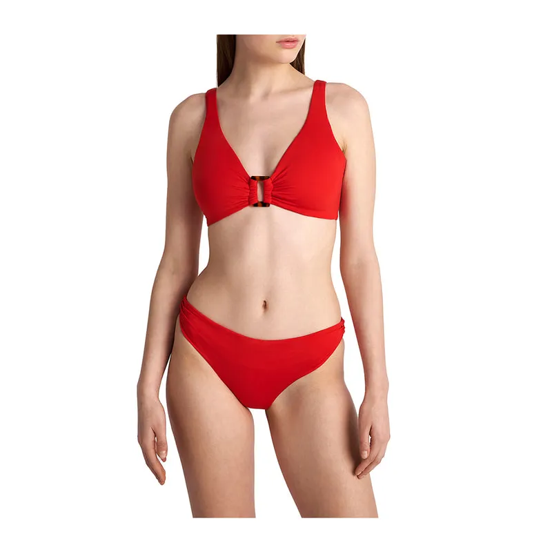 Fashion Solids triangle bikino top cup D