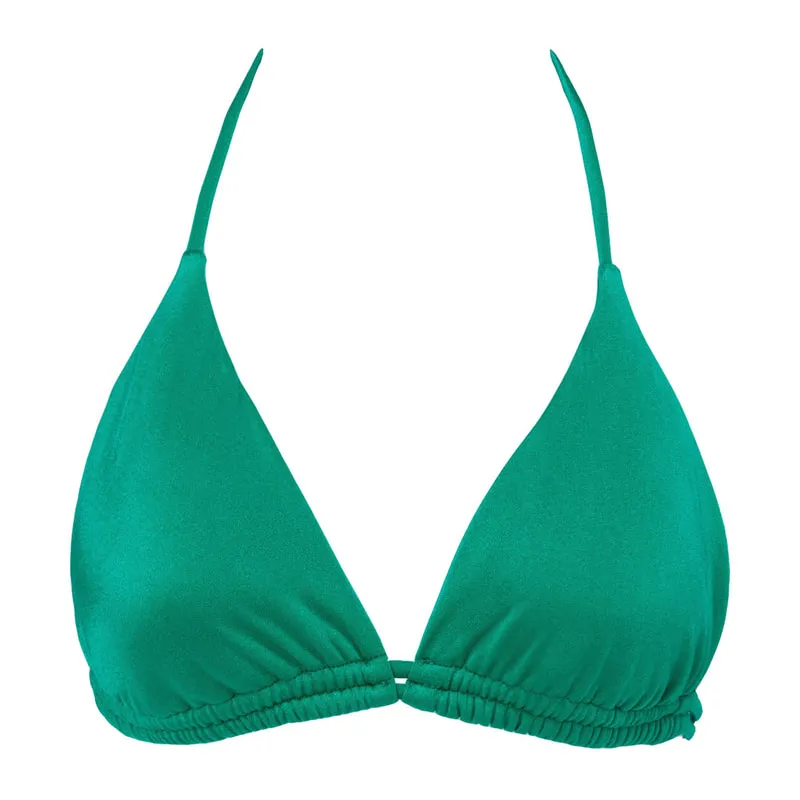 Fashion solids bikini top