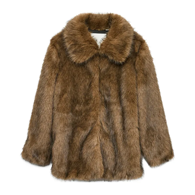 Jacket faux fur