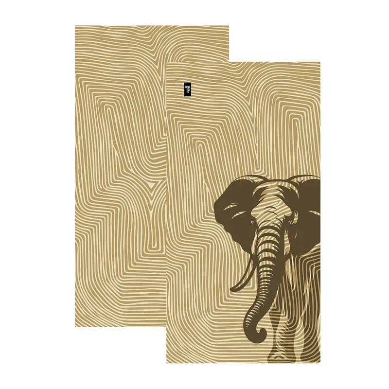 Feel & Touch double-sided microfiber beach towel
