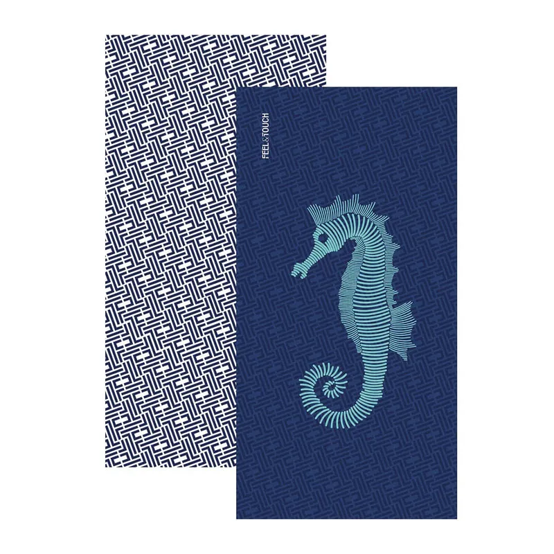 Feel & Touch double-sided microfiber beach towel
