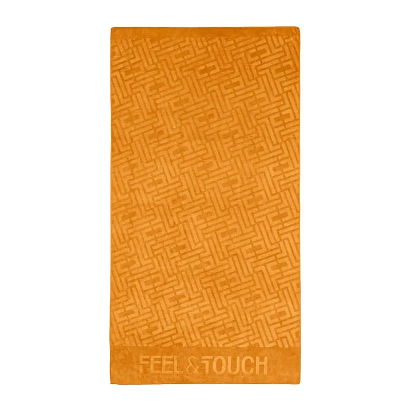 Feel & Touch velour beach towel