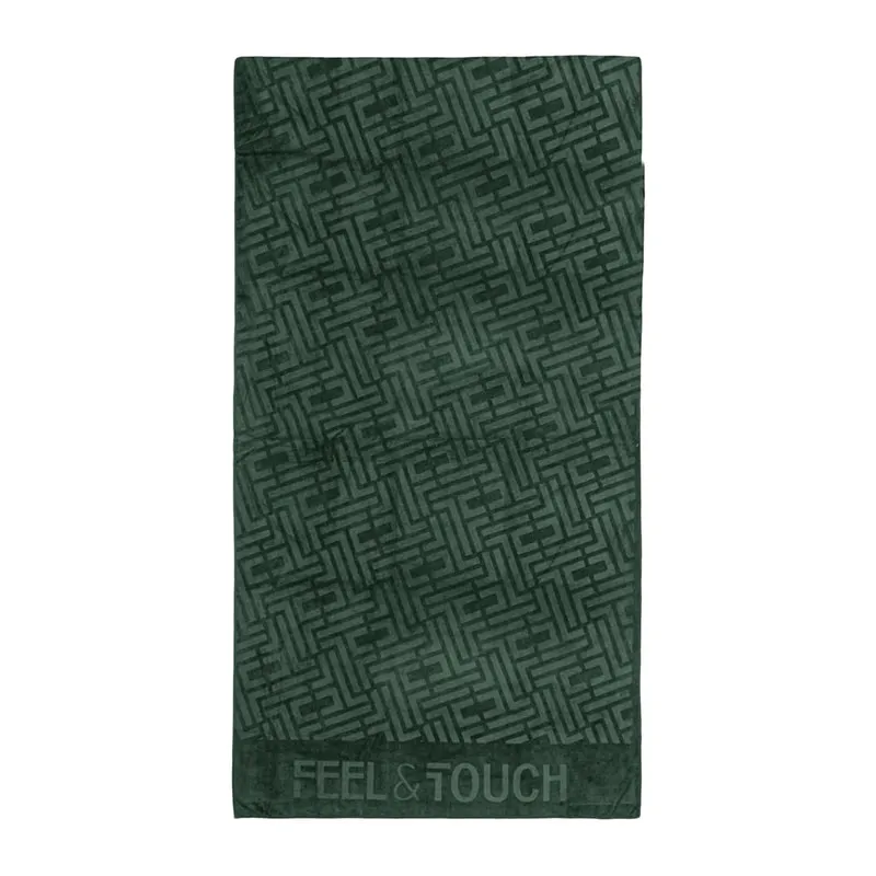Feel & Touch velour beach towel