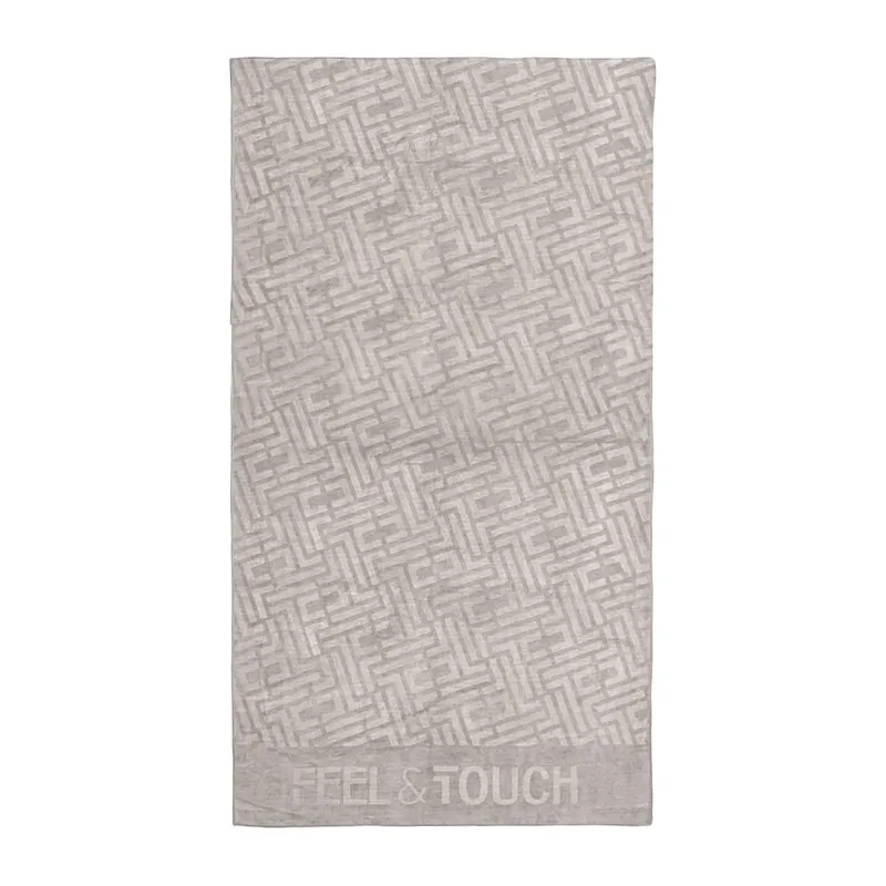 Feel & Touch velour beach towel