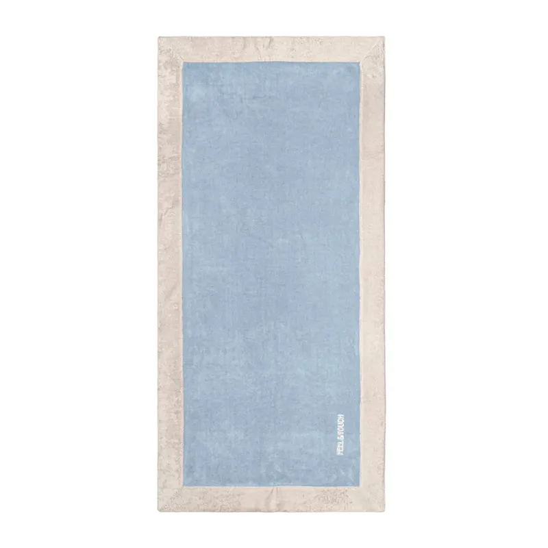 Feel & Touch velour beach towel