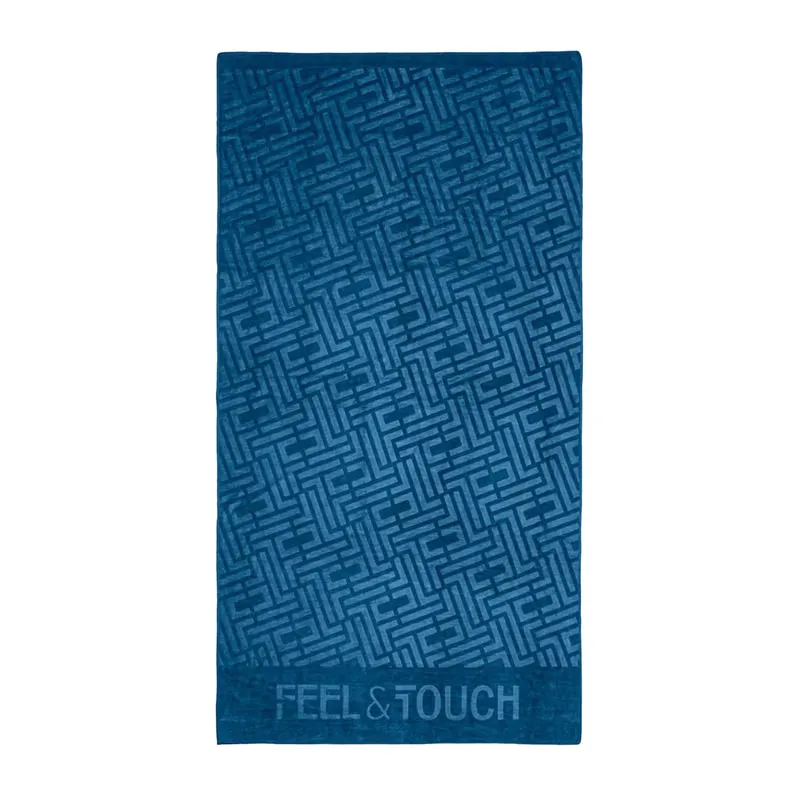 Feel & Touch velour beach towel