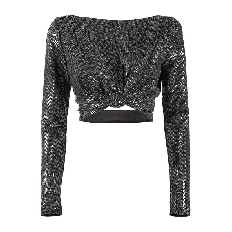 Womens blouse with sequins