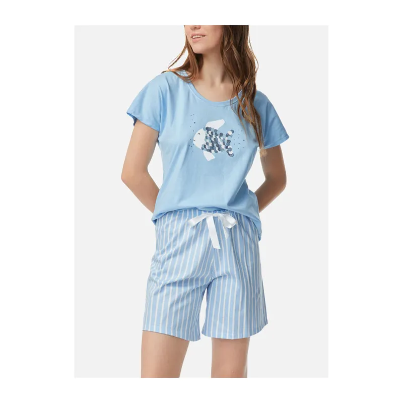 Fish short sleeve pyjama set