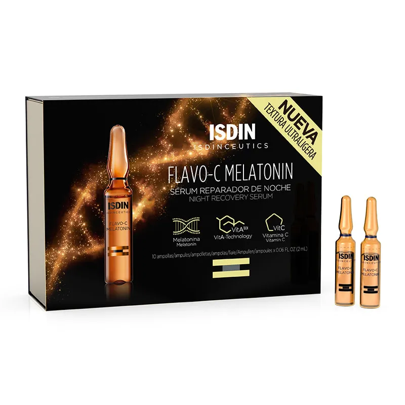 Flavo-C Melatonin Ορός Επιδιόρθωσης Νυκτός σε Αμπούλες
