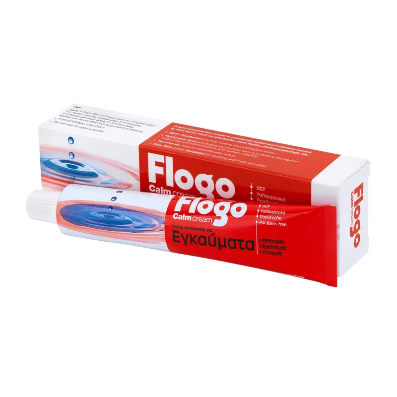 Flogo Calm Cream for Immediate Relief From Skin Irritations & Burns
