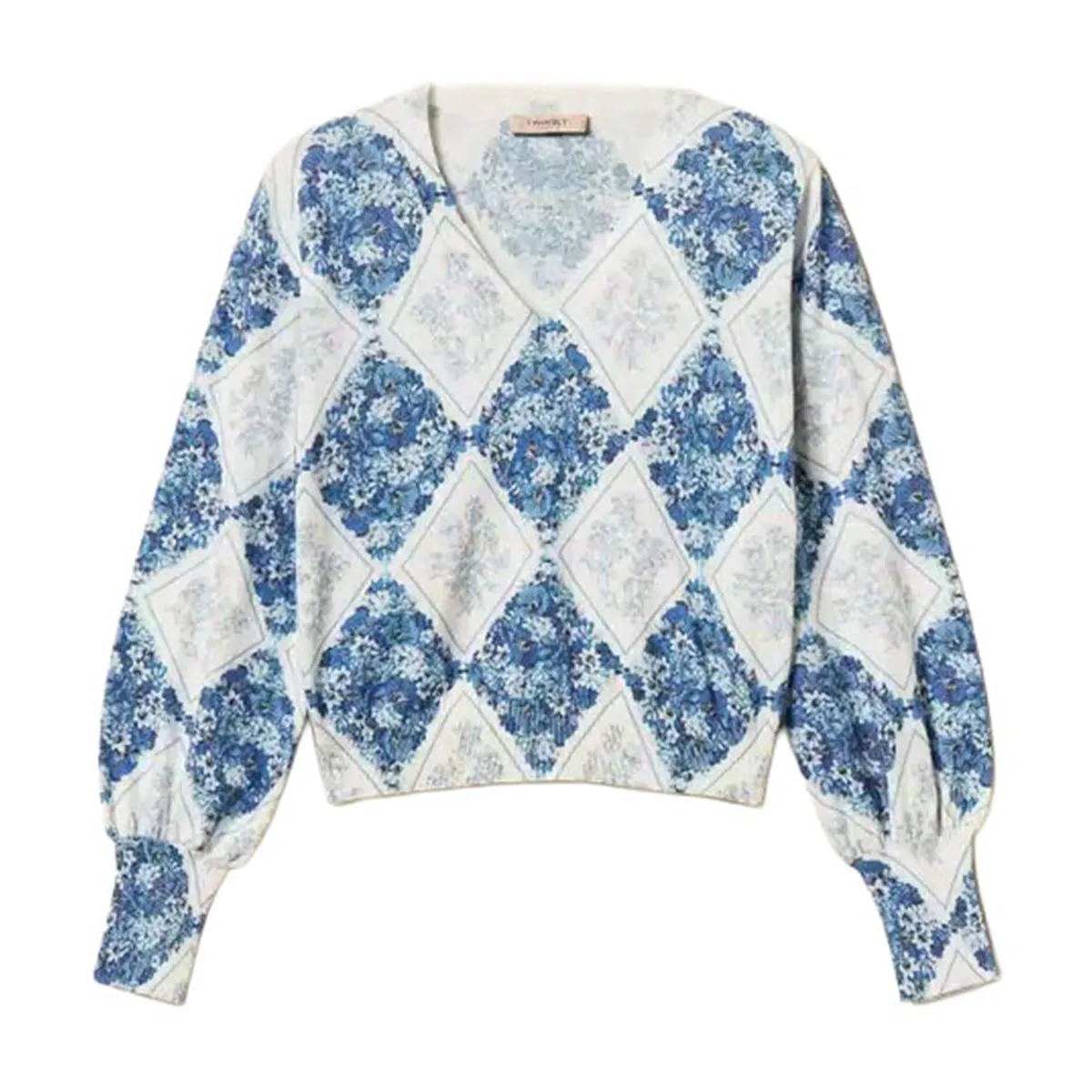 Women's floral sweater
