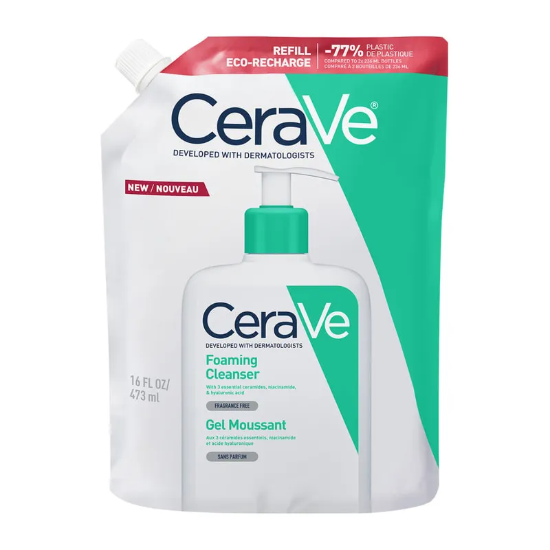Foaming Cleanser Refill Αφρίζον Gel Καθαρισμού Για Λιπαρή Επιδερμίδα, Κατάλληλο Για Πρόσωπο & Σώμα