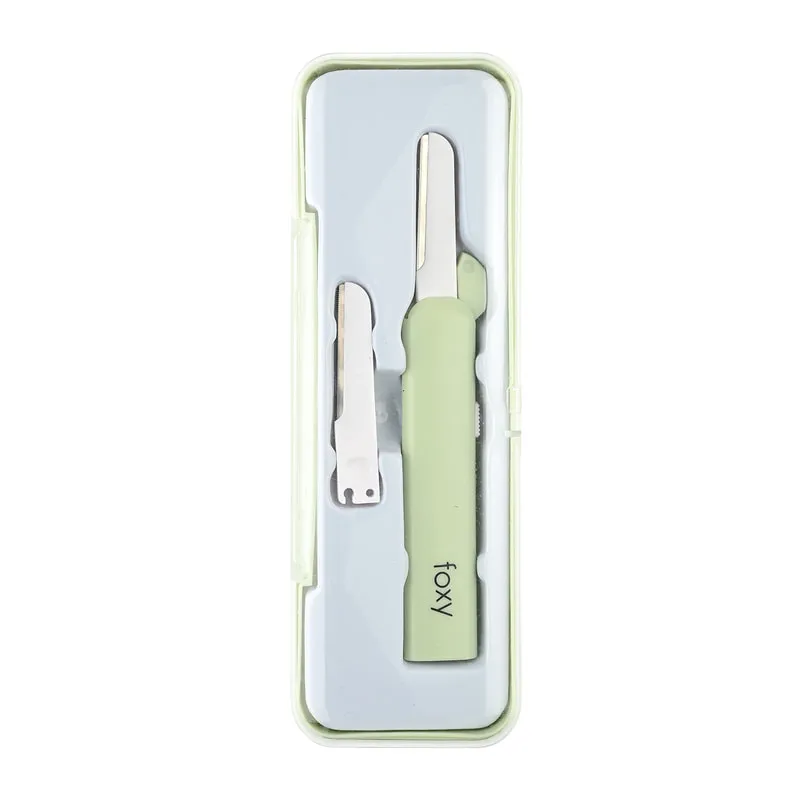 Folding Eyebrow Razor Peanut