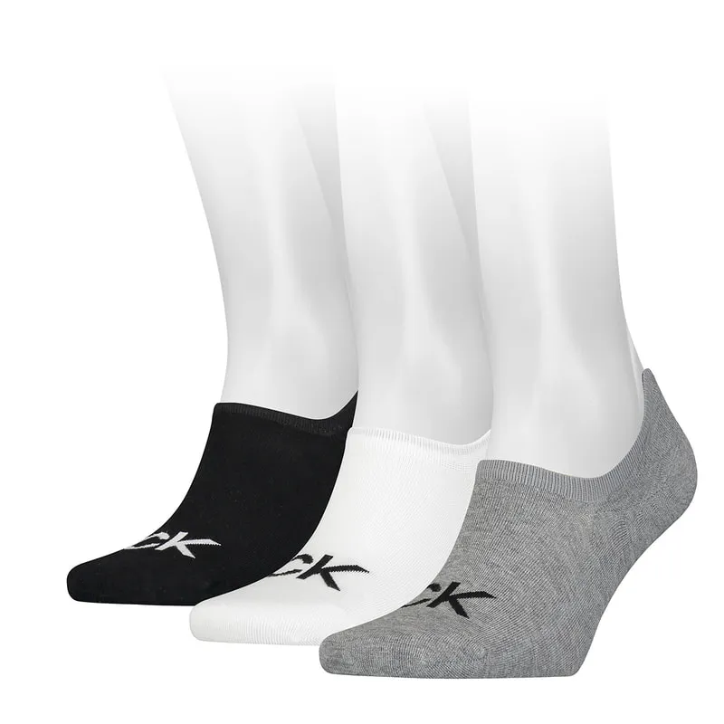 Footie socks high cut socks logo 3 pack