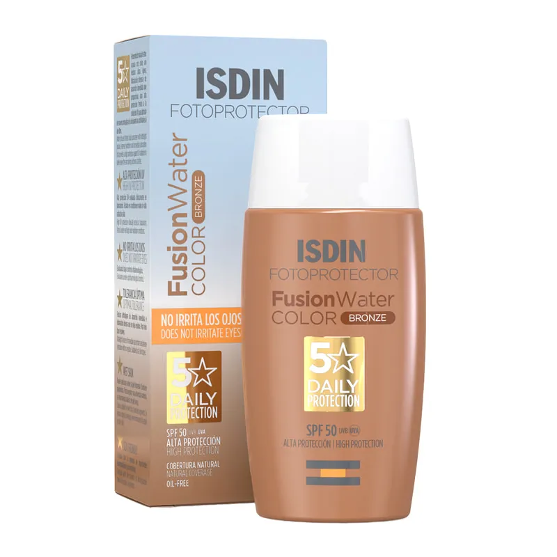 Fotoprotector Fusion Water Color Bronze - Sunscreen  SPF 50 - Bronze Shade
