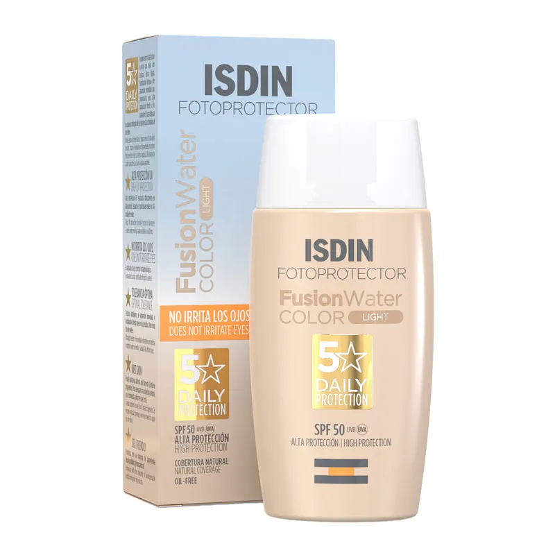 Fotoprotector Fusion Water Color Light - Sunscreen  SPF 50 - Light Shades