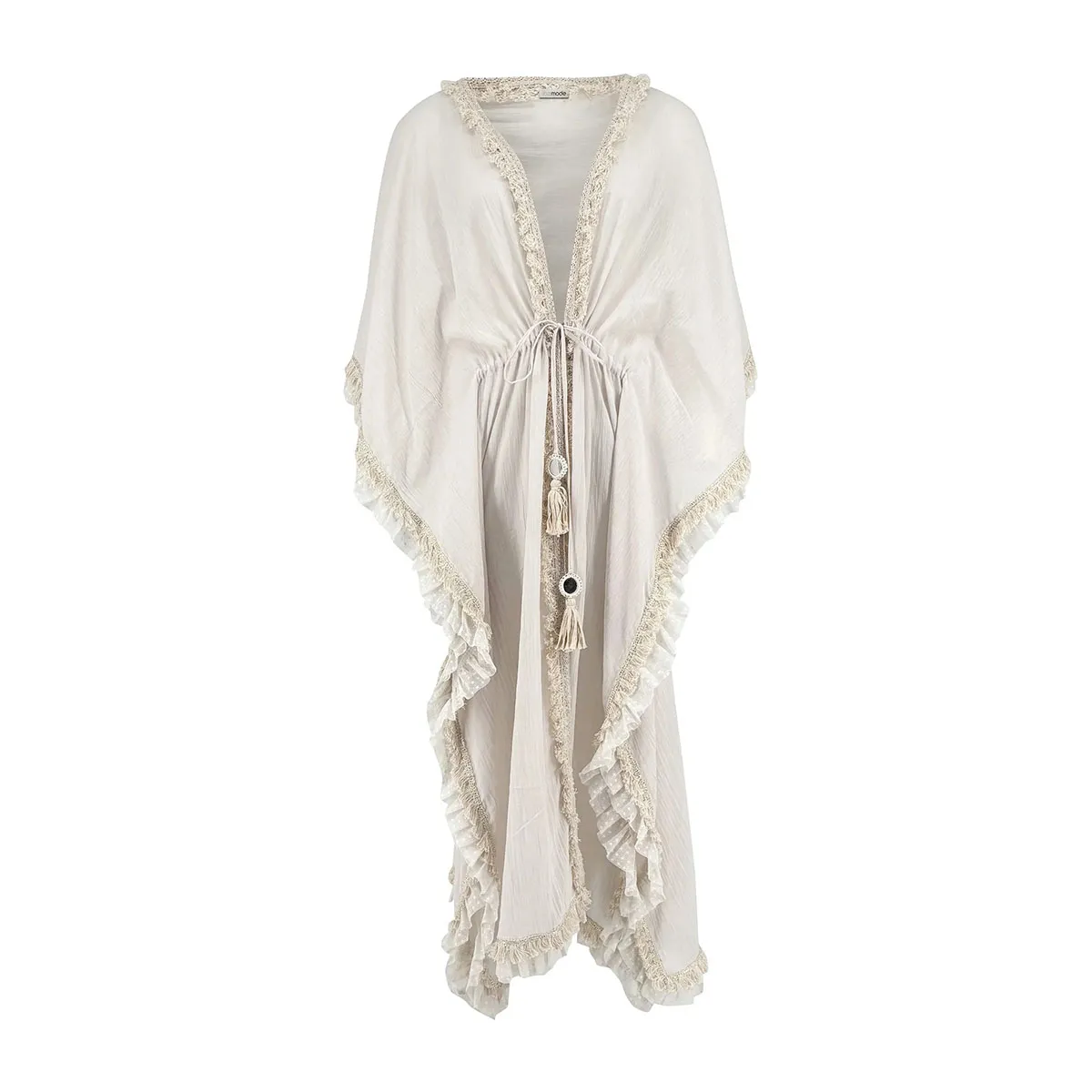 Long Fringe Kimono