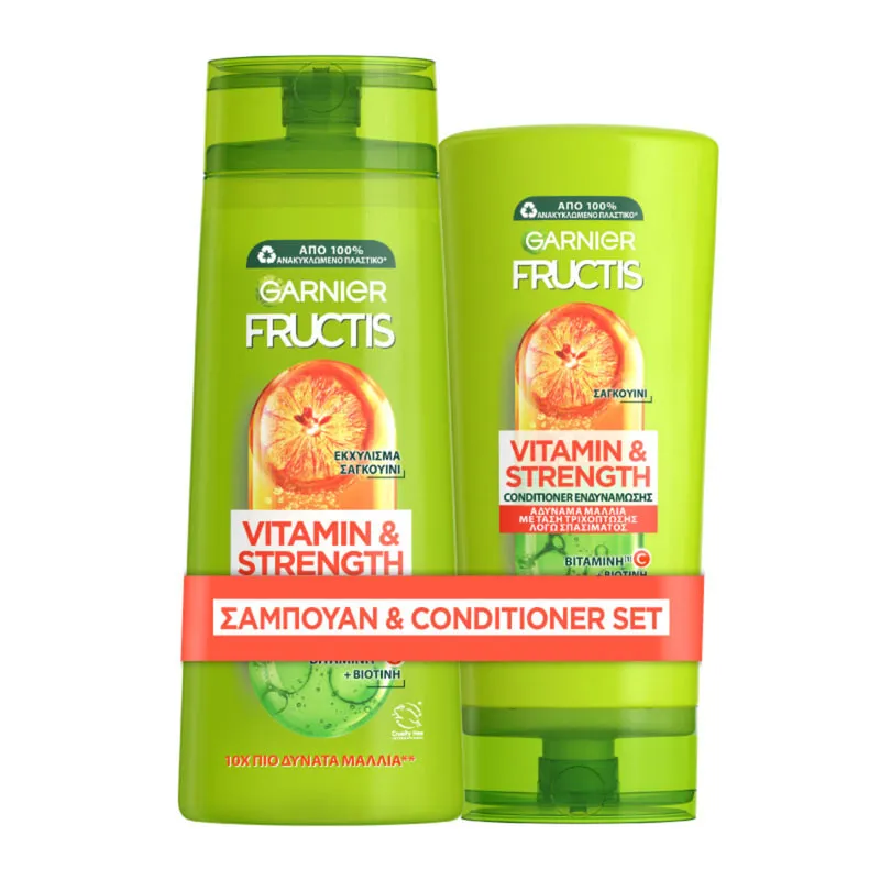 Fructis Vitamin & Strength Set For 10x Stronger Hair