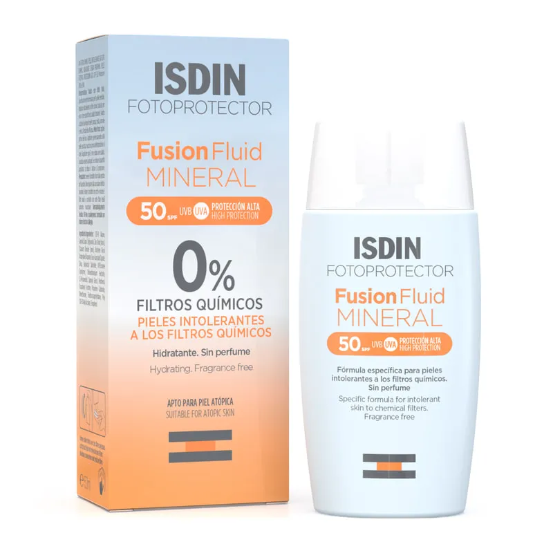 Fusion Fluid Mineral Spf 50 - Facial Sunscreen With Mineral Filters And Spf50