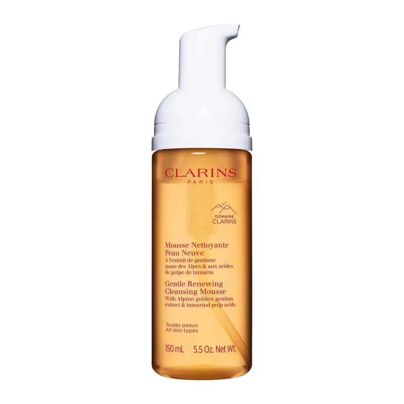 Gentle Renewing Cleansing Mousse Foaming Texture