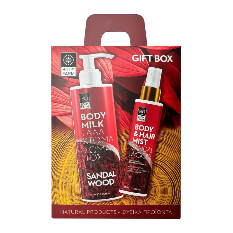 Gift Box Sandalwood Body Milk & Mist