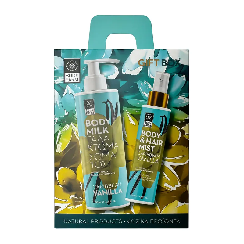 Gift Box Vanilla Caribbean Body Milk & Mist