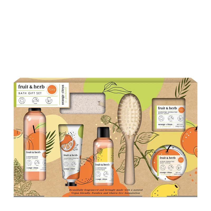Gift Set Orange Citrus Fruit & Herb