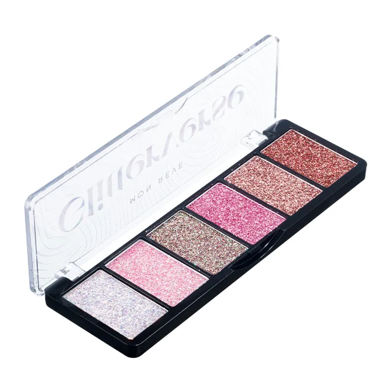 Glitterverse Παλέτα Σκιών Με 6 Glitter Αποχρώσεις