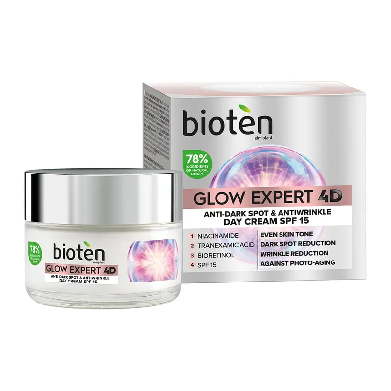 Glow Expert 4D Anti Dark Spot & Antiwrinkle Day Cream Spf 15