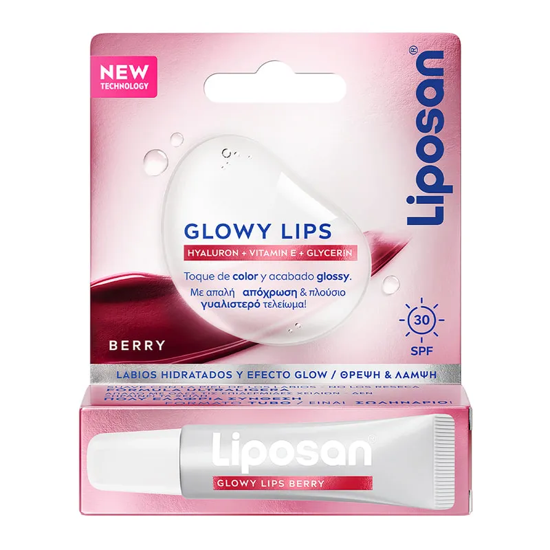 Glowy Lips Λαμπερά Χείλη Με Μούρο +SPF30