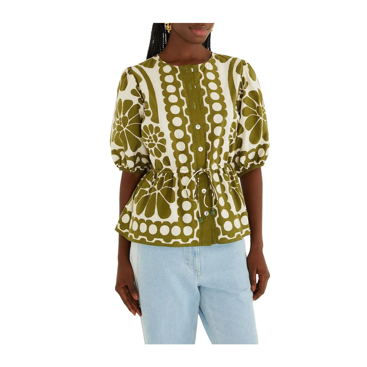 Green Palermo Blouse