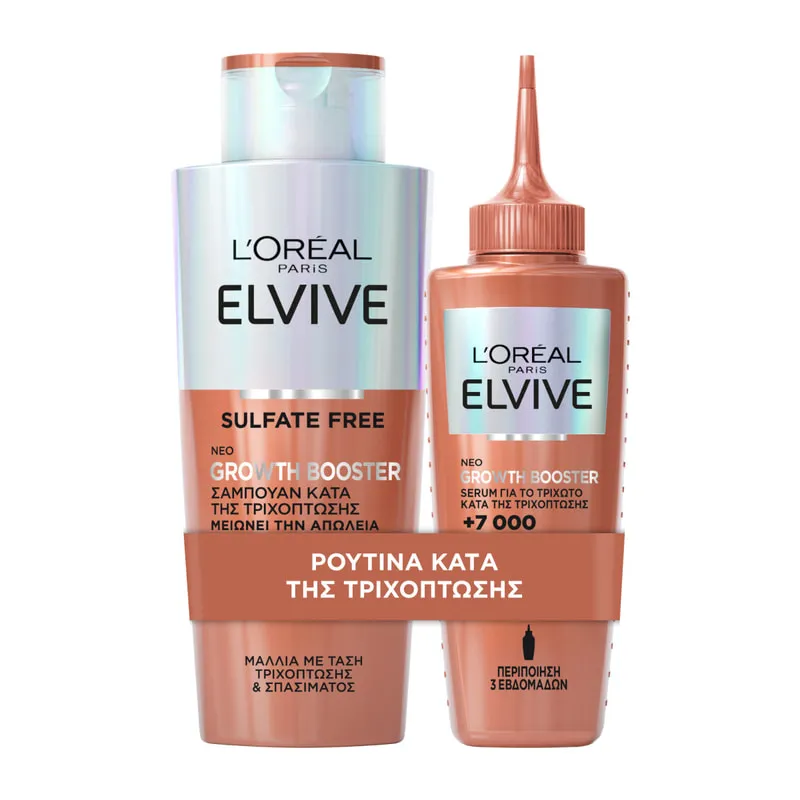 Growth Booster Shampoo & Serum Anti-Fall Routine