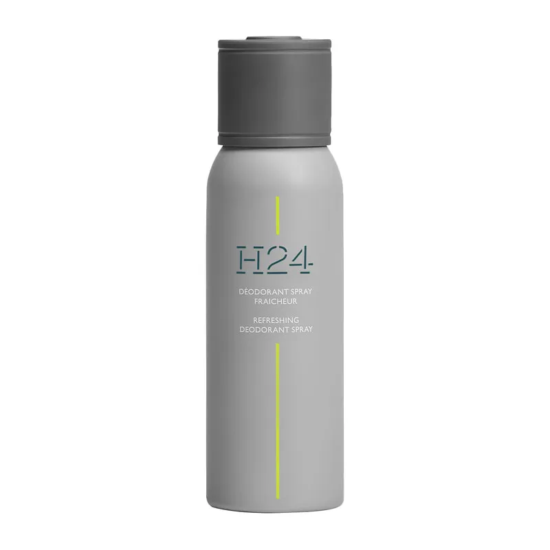 H24, refreshing spray deodorant