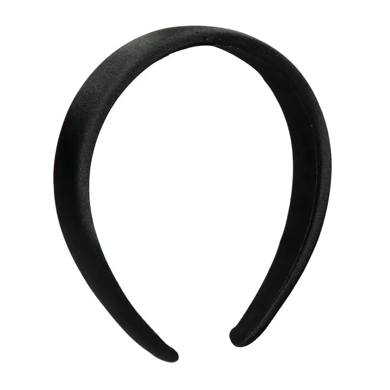 Hair Band Satin Black