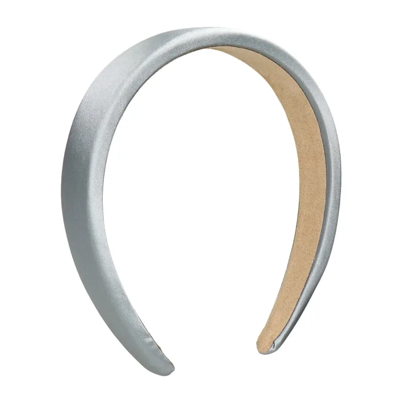 Hair Band Satin Grey