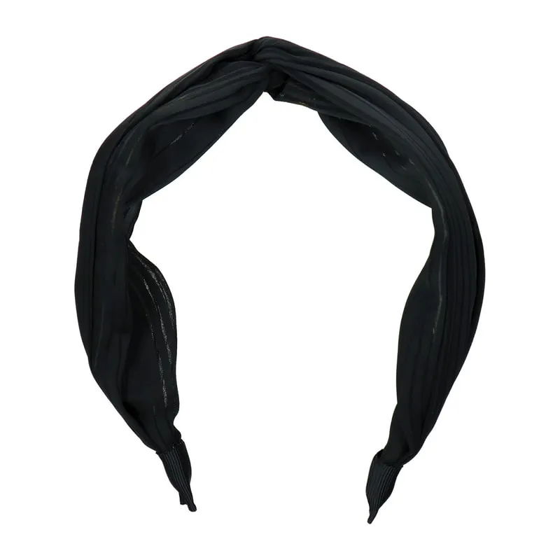 Hair Band Twisted Black