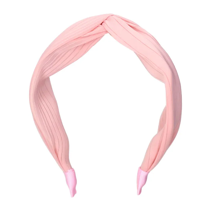Hair Band Twisted Pink