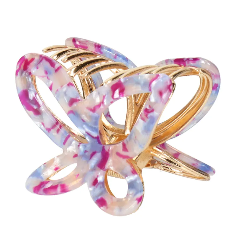 Hair Claw  Butterfly Lilac