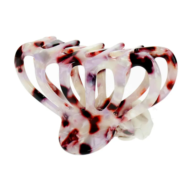 Hair Claw Medium Tortoise Purple