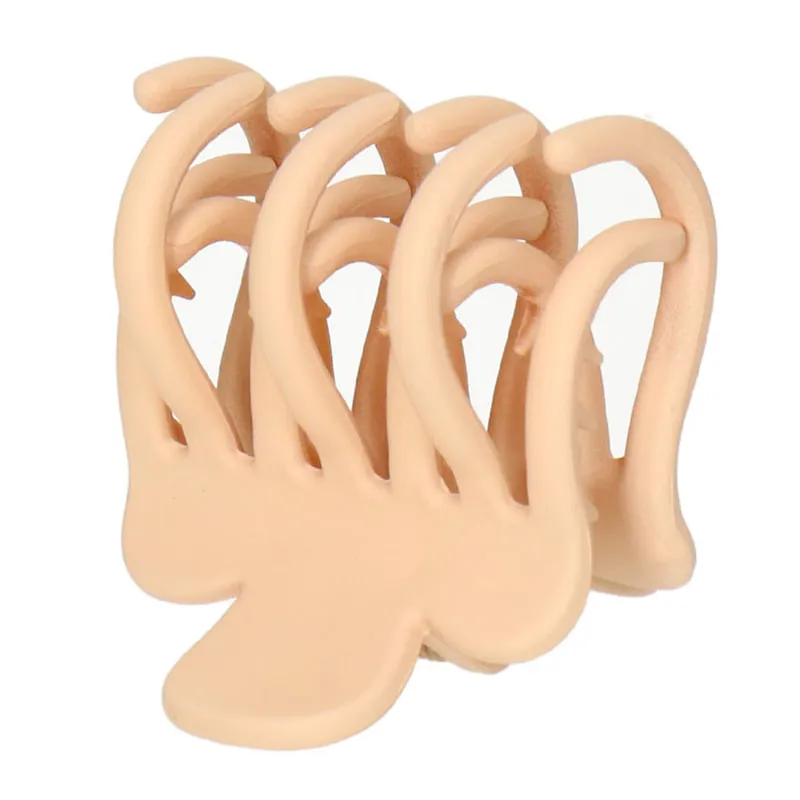 Hair Claw Octopus Small Beige