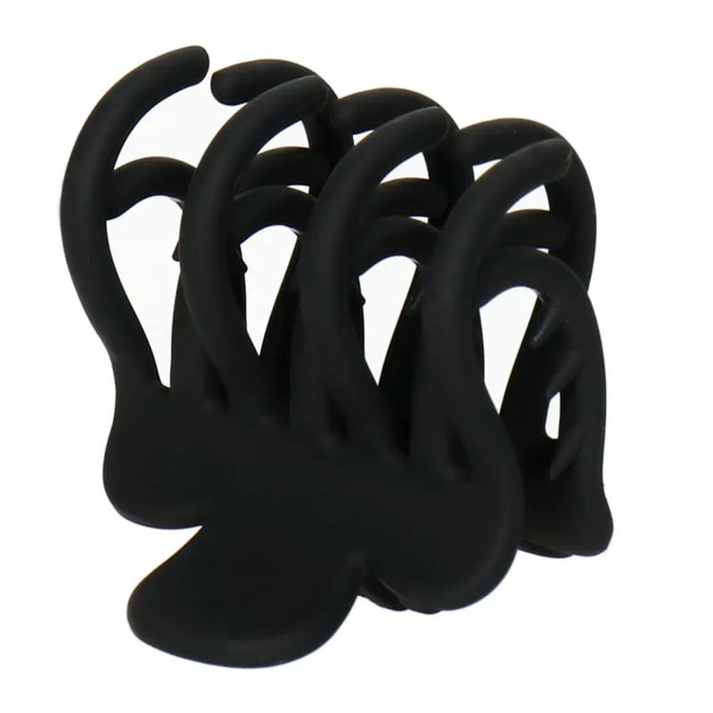 Hair Claw Octopus Small Black