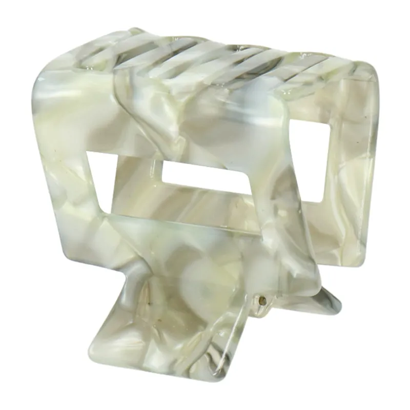 Hair Claw Square Grey
